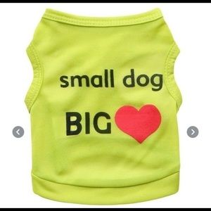 “Small Dog Big Heart..” Muscle Tee For Dogg